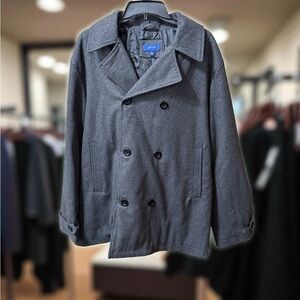 Apt. 9 Charcoal Double-Breasted Pea Coat